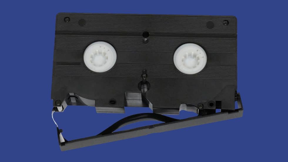 vhs tape broken